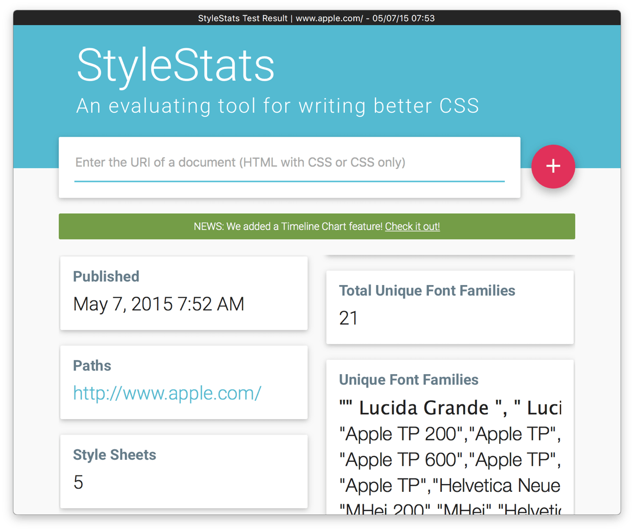 StyleStats.org